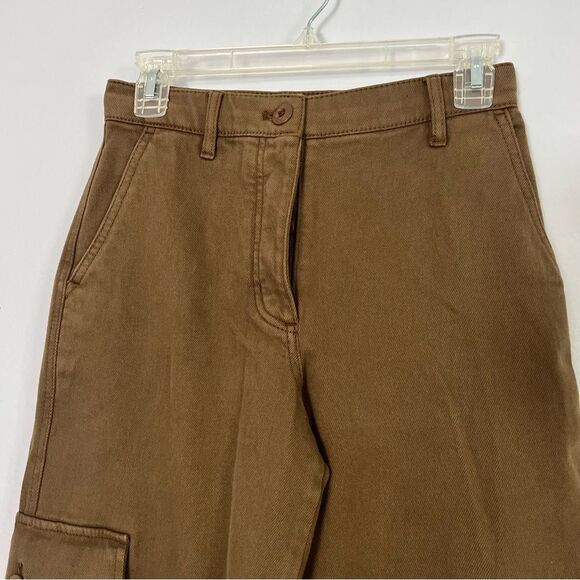 Aritzia Wilfred Free Brown Modern Cargo Pants - 4 - Picture 6 of 10